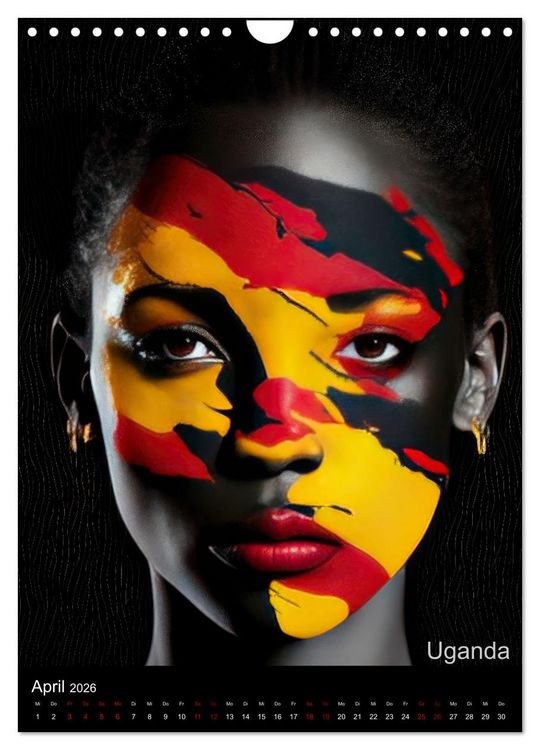 Produktbild: Afrikanische Sch&ouml;nheiten (Wandkalender 2026 DIN A4 hoch), CALVENDO Monatskalender