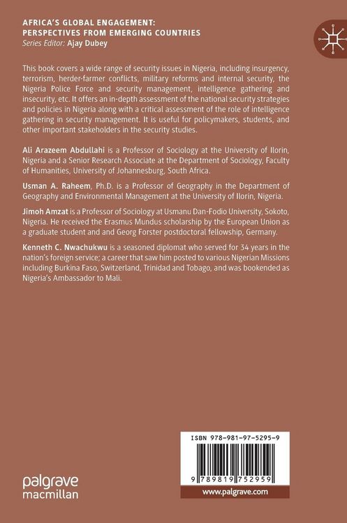Produktbild: Managing Contemporary Security Challenges in Nigeria
