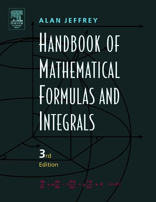 Produktbild: Handbook of Mathematical Formulas and Integrals