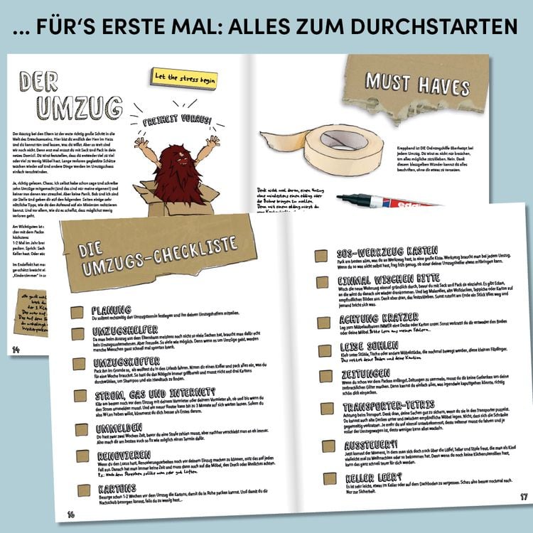 The Caveman Inside. Der Survival-Guide für die erste eigene Wohnung.