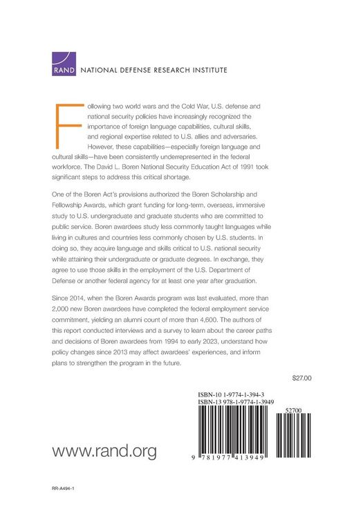 Produktbild: Developing Global Professionals for the U.S. Federal Workforce