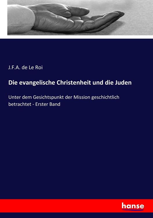 Produktbild: Die evangelische Christenheit und die Juden
