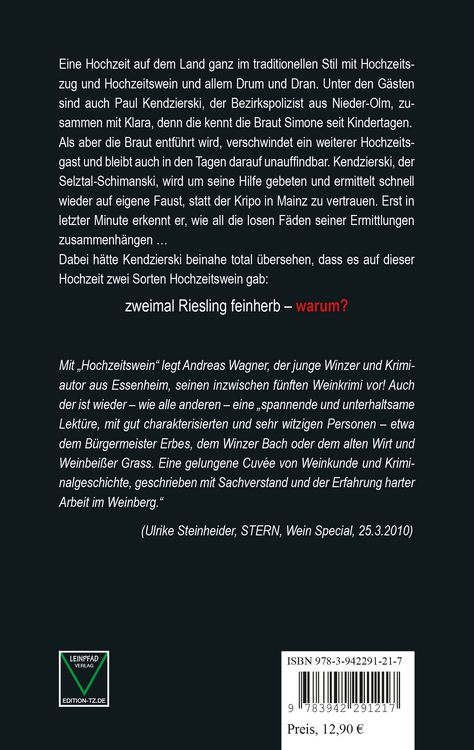 Produktbild: Hochzeitswein / Paul Kendzierski Bd. 5