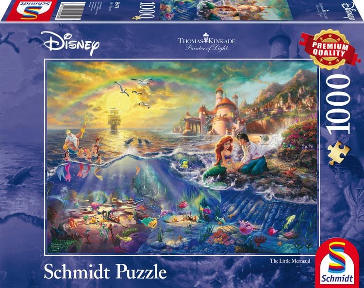 Produktbild: Puzzle Schmidt Spiele Kleine Meerjungfrau Arielle 1000 Teile