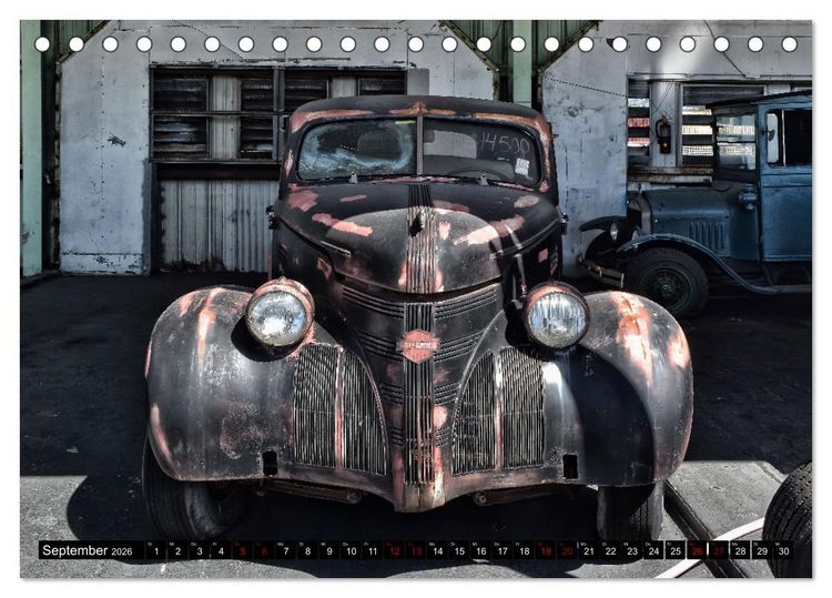 Produktbild: Florida Junk Cars (Tischkalender 2026 DIN A5 quer), CALVENDO Monatskalender