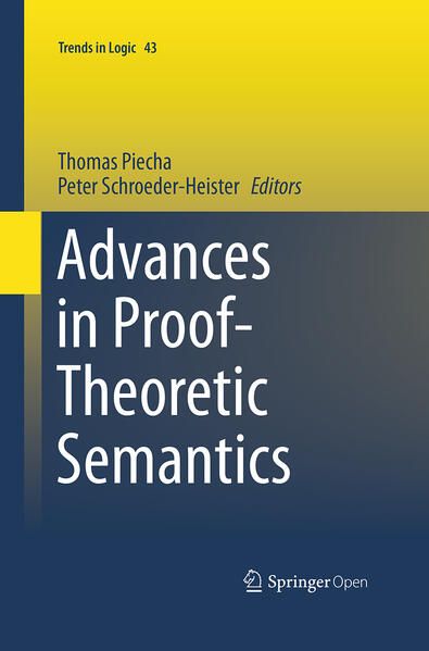 Produktbild: Advances in Proof-Theoretic Semantics