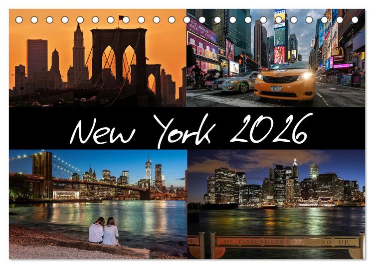 Produktbild: New York (Tischkalender 2026 DIN A5 quer), CALVENDO Monatskalender