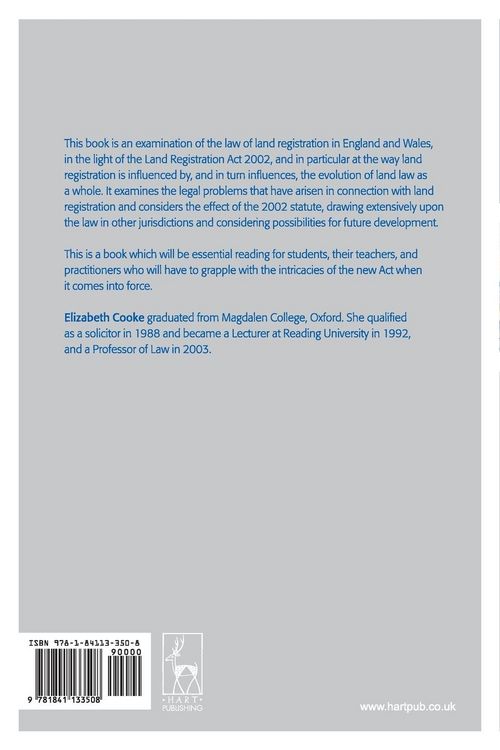 Produktbild: The New Law of Land Registration
