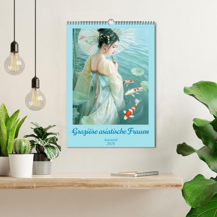 Produktbild: Grazi&ouml;se asiatische Frauen - Asienstil (Wandkalender 2026 DIN A3 hoch), CALVENDO Monatskalender