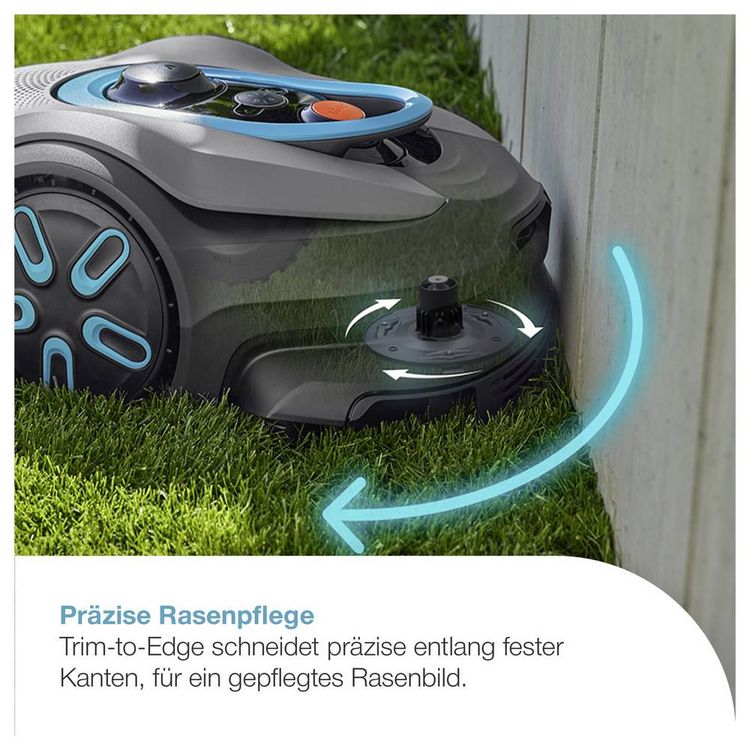 Produktbild: GARDENA 19942-20 M&auml;hroboter smart SILENO sense M&auml;hroboter Geeignet f&uuml;r Fl&auml;che max. 600m&sup2;