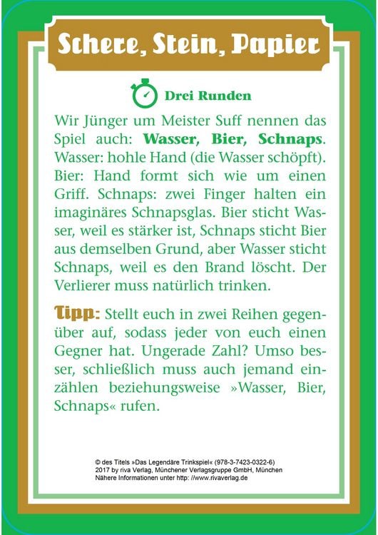 Produktbild: Das legend&auml;re Trinkspiel