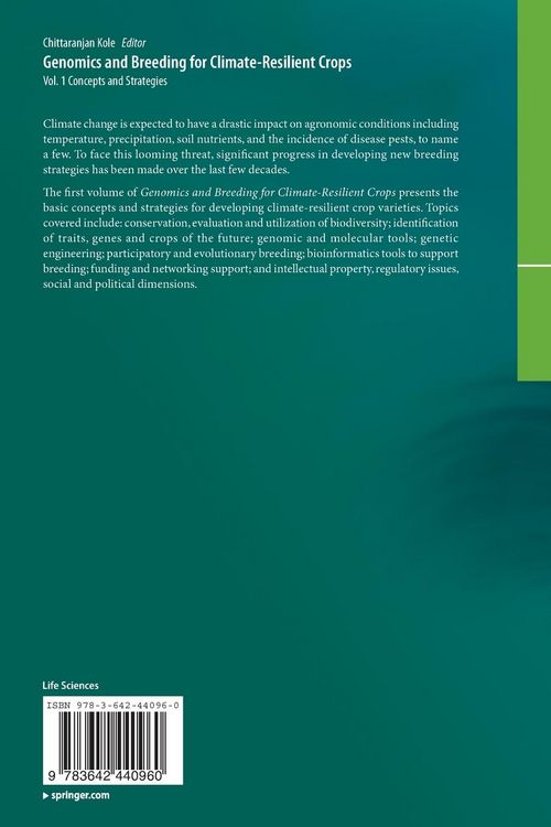Produktbild: Genomics and Breeding for Climate-Resilient Crops