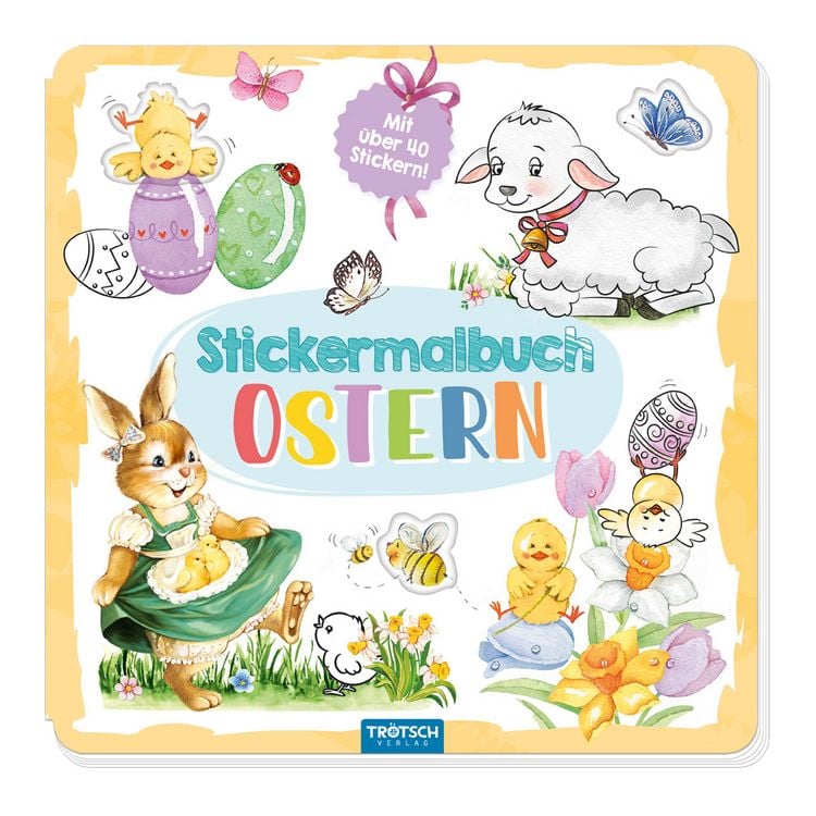 Produktbild: TR&Ouml;TSCH - Stickermalbuch Ostern
