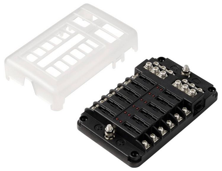 Produktbild: TRU COMPONENTS SICHERUNGS BOX 12-tlg TC-13473380 5 A, 10 A, 15 A, 20A