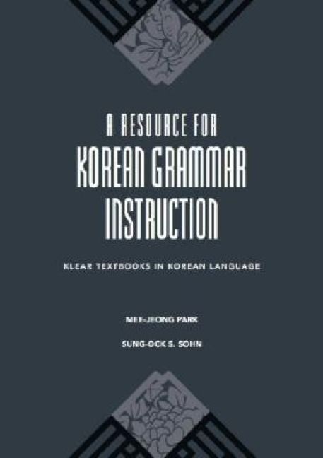 Produktbild: A Resource for Korean Grammar Instruction