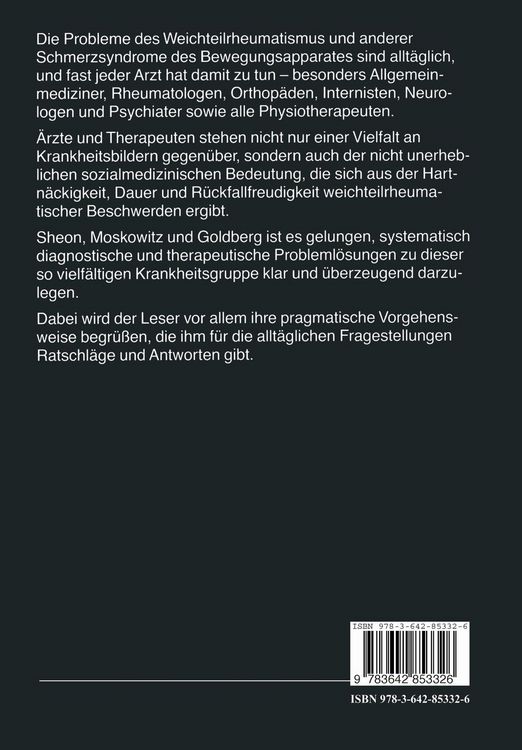 Produktbild: Weichteilrheumatismus und andere Schmerzsyndrome des Bewegungsapparates
