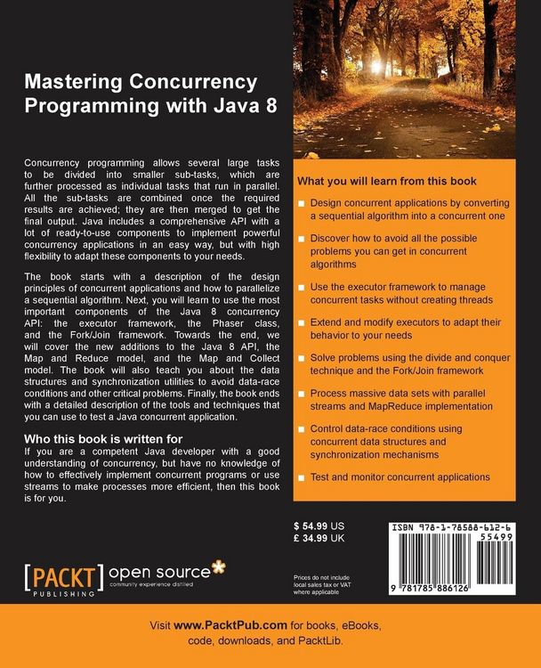 Produktbild: Mastering Concurrency Programming with Java 8
