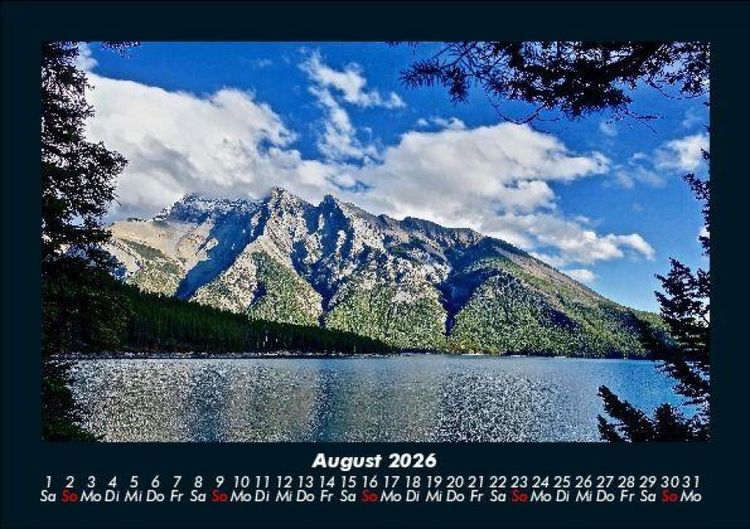 Produktbild: Die Seen der Erde 2026 Fotokalender DIN A5