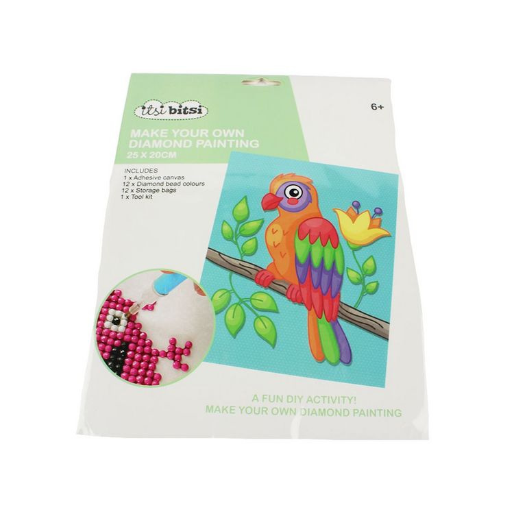 Produktbild: Diamond Painting Papagei 25x20cm