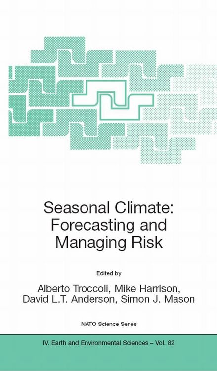 Produktbild: Seasonal Climate: Forecasting and Managing Risk