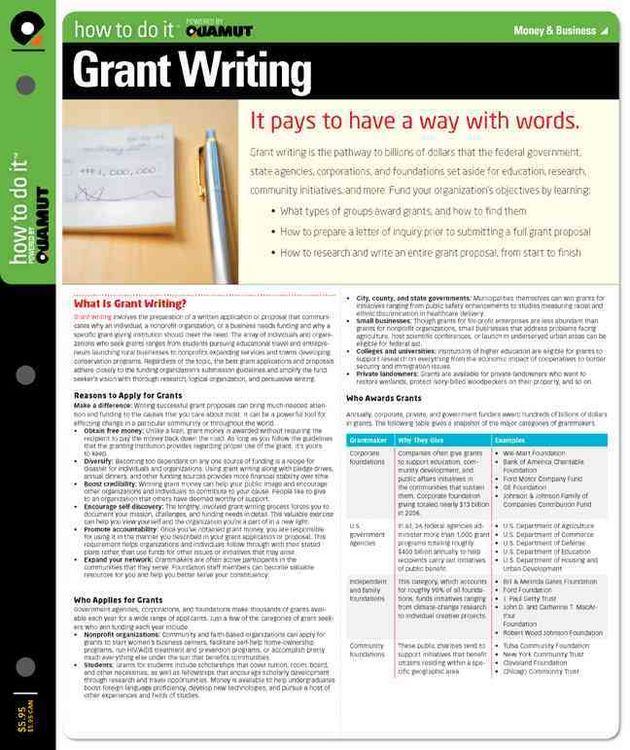Produktbild: Grant Writing