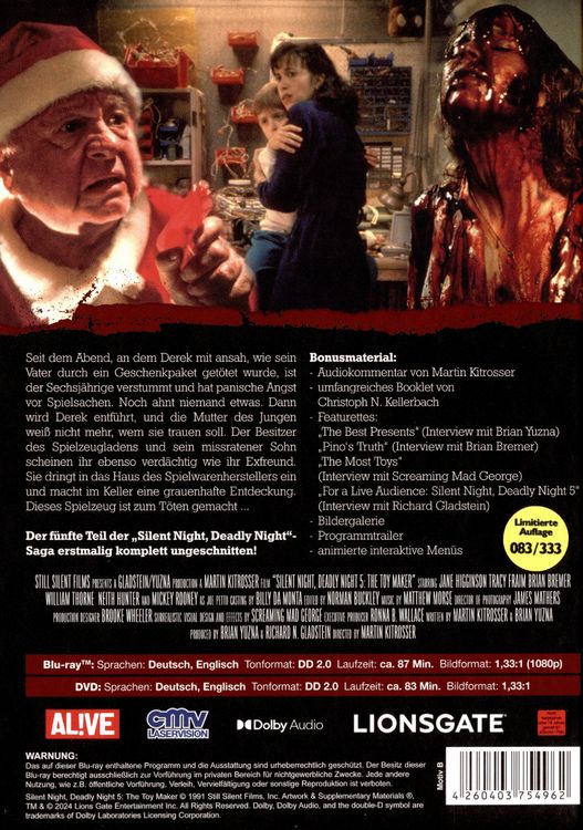 Produktbild: Toys - T&ouml;dliches Spielzeug - Limitiertes Mediabook - Cover B (Blu-ray + DVD)