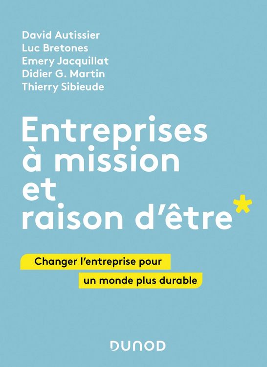 Produktbild: Entreprises &agrave; mission et raison d'&ecirc;tre