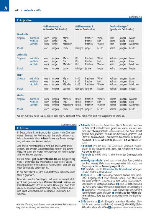 Langenscheidt Großwörterbuch Deutsch als Fremdsprache