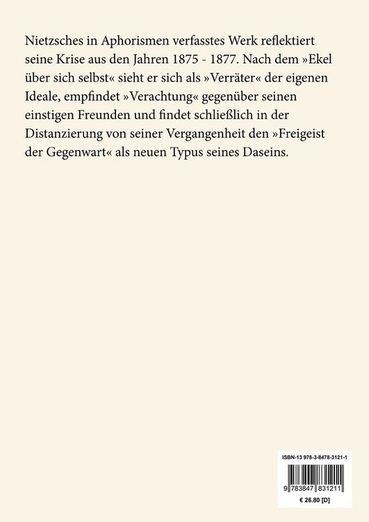 Produktbild: Menschliches, Allzumenschliches (Gro&szlig;druck)