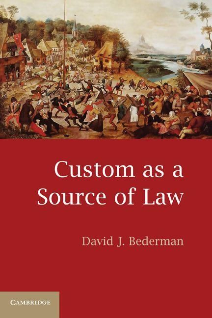 Produktbild: Custom as a Source of Law