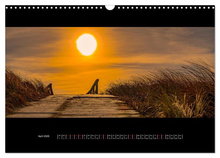Produktbild: Ostholstein - Land und Wasser zwischen Sonnenauf- und Sonnenuntergang (Wandkalender 2026 DIN A3 quer), CALVENDO Monatskalender