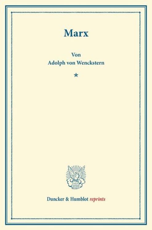 Produktbild: Marx.