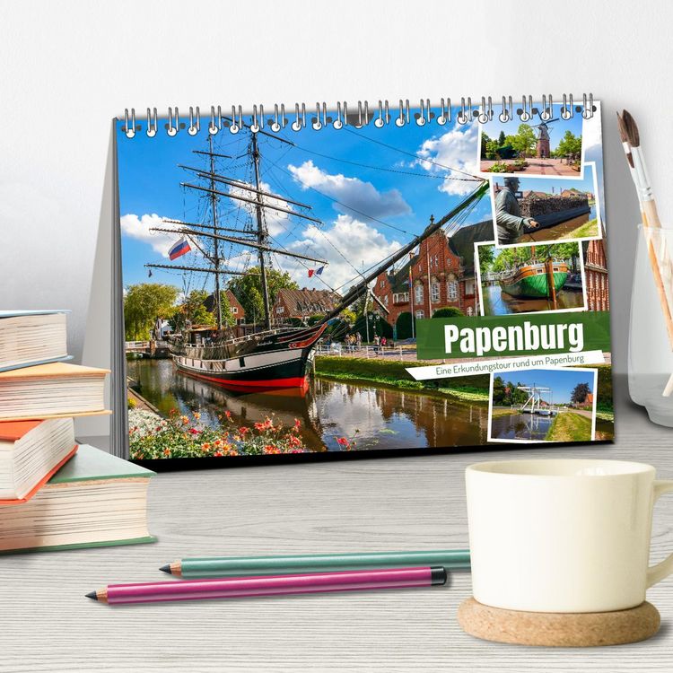 Produktbild: Rund um Papenburg (Tischkalender 2026 DIN A5 quer), CALVENDO Monatskalender