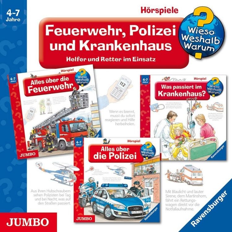 Produktbild: Feuerwehr,Polizei Und Krankenhaus.Helfer Und Rett