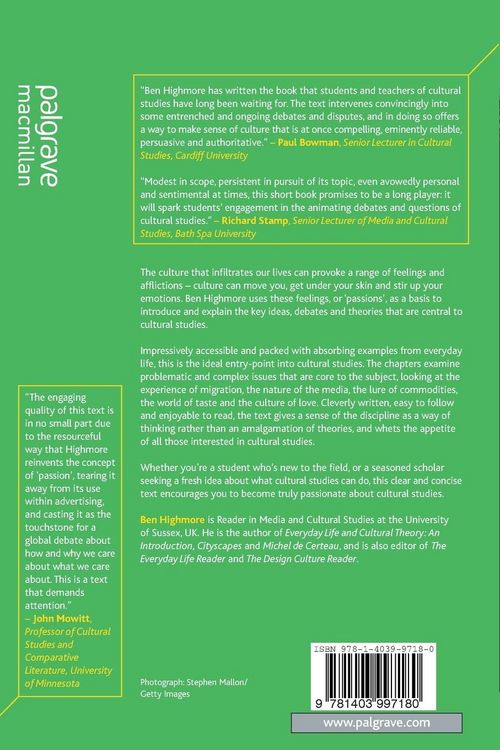 Produktbild: A Passion for Cultural Studies