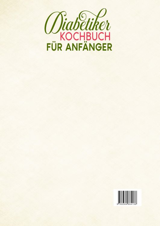 Produktbild: Diabetiker Kochbuch f&uuml;r Anf&auml;nger