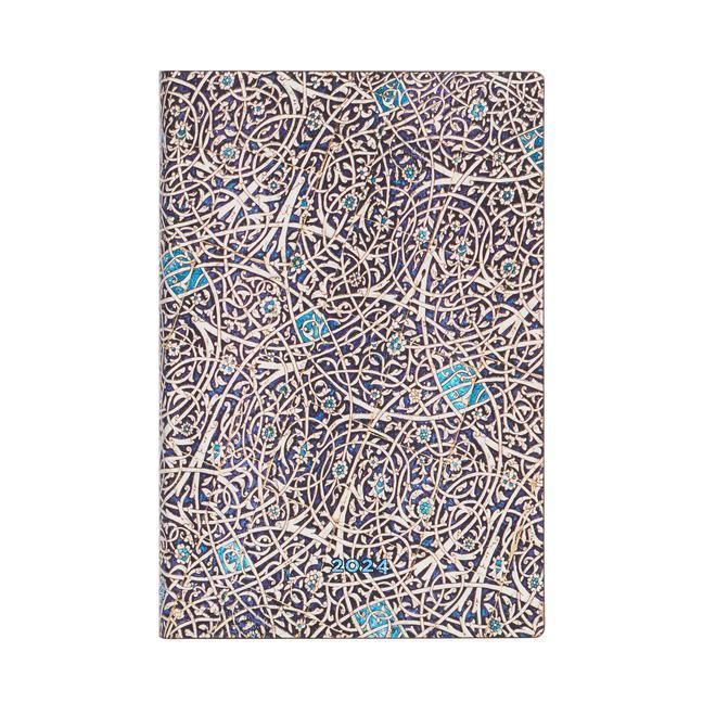 Produktbild: Paperblanks 2024 Granada Turquoise Moorish Mosaic 12-Month F