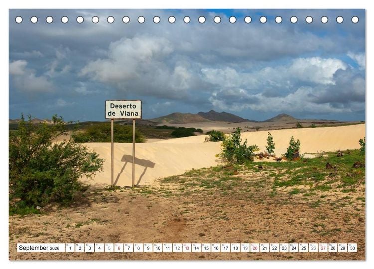 Produktbild: Boa Vista - Kapverden. Die Gem&uuml;tliche (Tischkalender 2026 DIN A5 quer), CALVENDO Monatskalender
