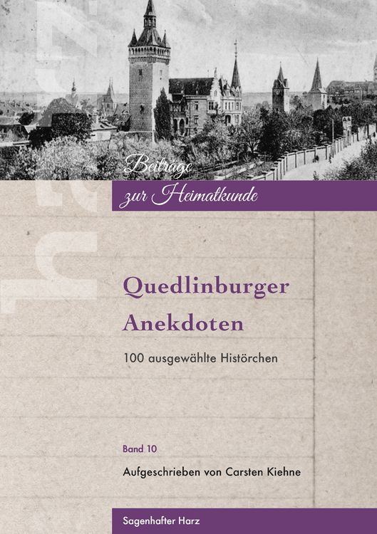 Produktbild: Quedlinburger Anekdoten