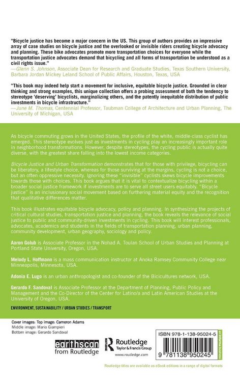 Produktbild: Bicycle Justice and Urban Transformation