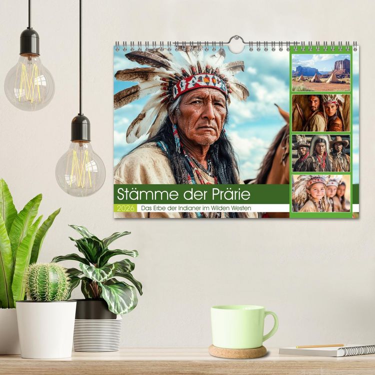 Produktbild: St&auml;mme der Pr&auml;rie (Wandkalender 2026 DIN A4 quer), CALVENDO Monatskalender