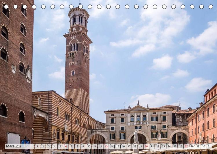 Produktbild: Viola, M: VERONA Historisches Stadtherz (Tischkalender 2022