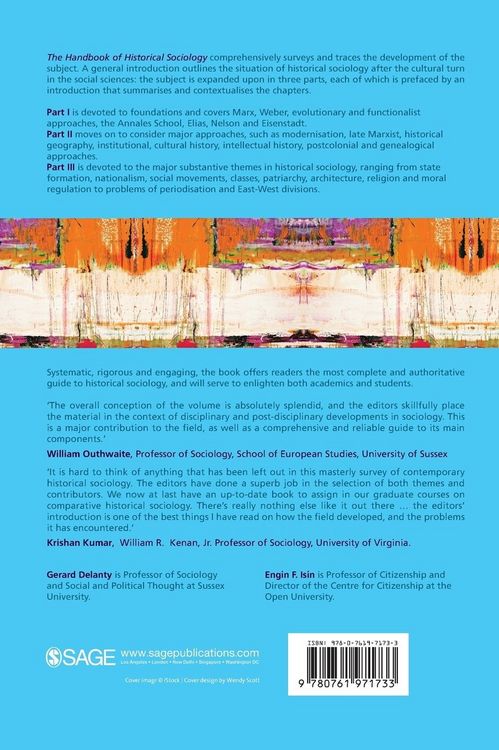 Produktbild: Handbook of Historical Sociology