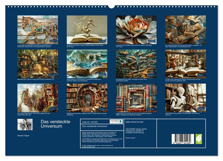 Produktbild: Das versteckte Universum (hochwertiger Premium Wandkalender 2026 DIN A2 quer), Kunstdruck in Hochglanz