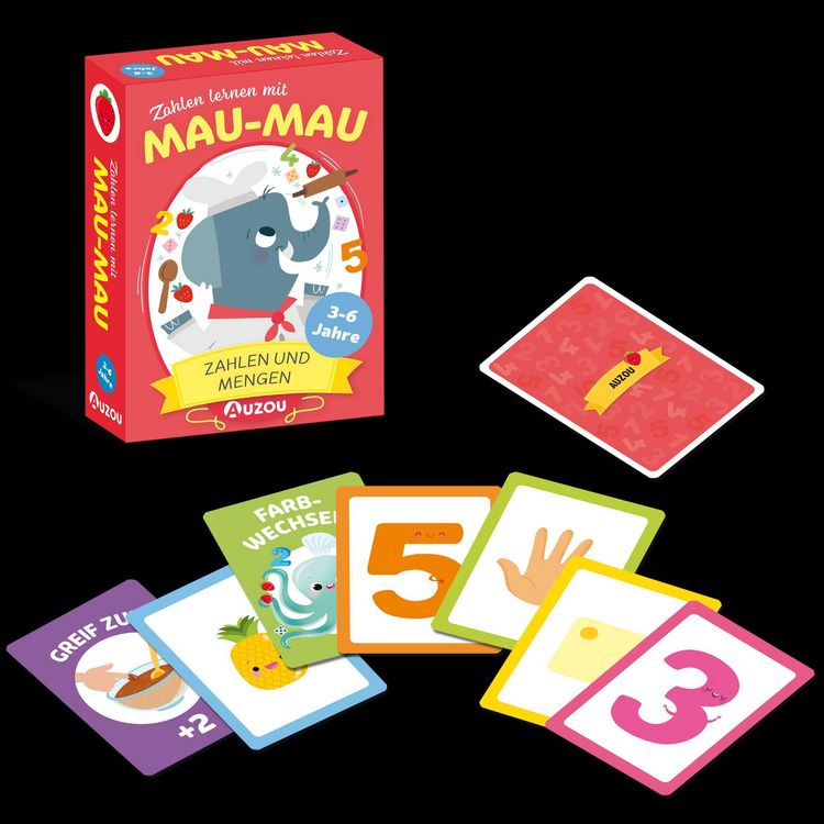 Produktbild: Zahlen lernen mit Mau-Mau - Zahlen und Mengen (Spiel)