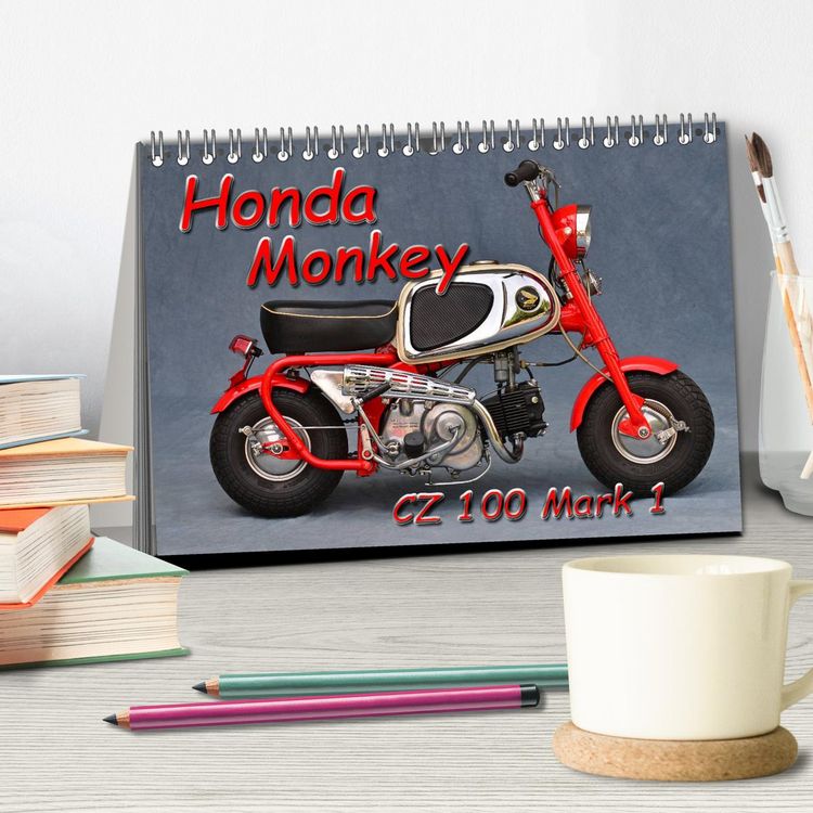 Produktbild: Honda Monkey CZ Mark 1 (Tischkalender 2026 DIN A5 quer), CALVENDO Monatskalender