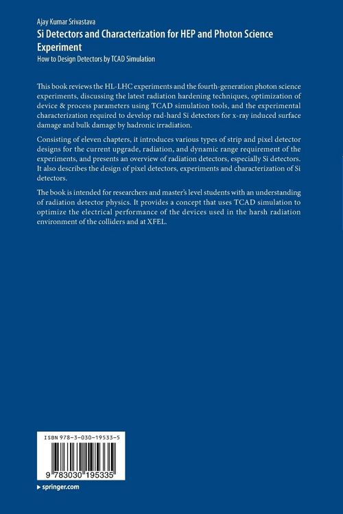 Produktbild: Si Detectors and Characterization for HEP and Photon Science Experiment