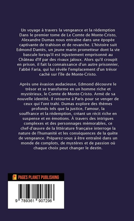 Produktbild: Le comte de Monte-Cristo, Tome I