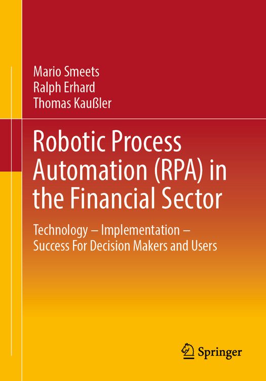Produktbild: Robotic Process Automation (RPA) in the Financial Sector