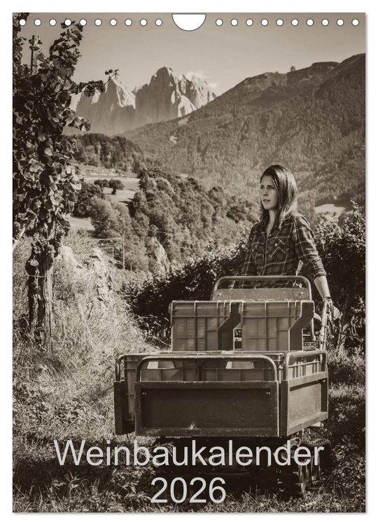 Produktbild: Weinbaukalender 2026 (Wandkalender 2026 DIN A4 hoch), CALVENDO Monatskalender